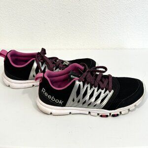 Reebok Yourflex Trainette 5.0 Sneakers Running Shoes Black M48890 Women Size 8.5